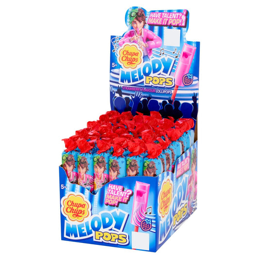 Chupa Chups Melody Pops Strawberry Flavour 15g - UK Food & Drink - 84196842