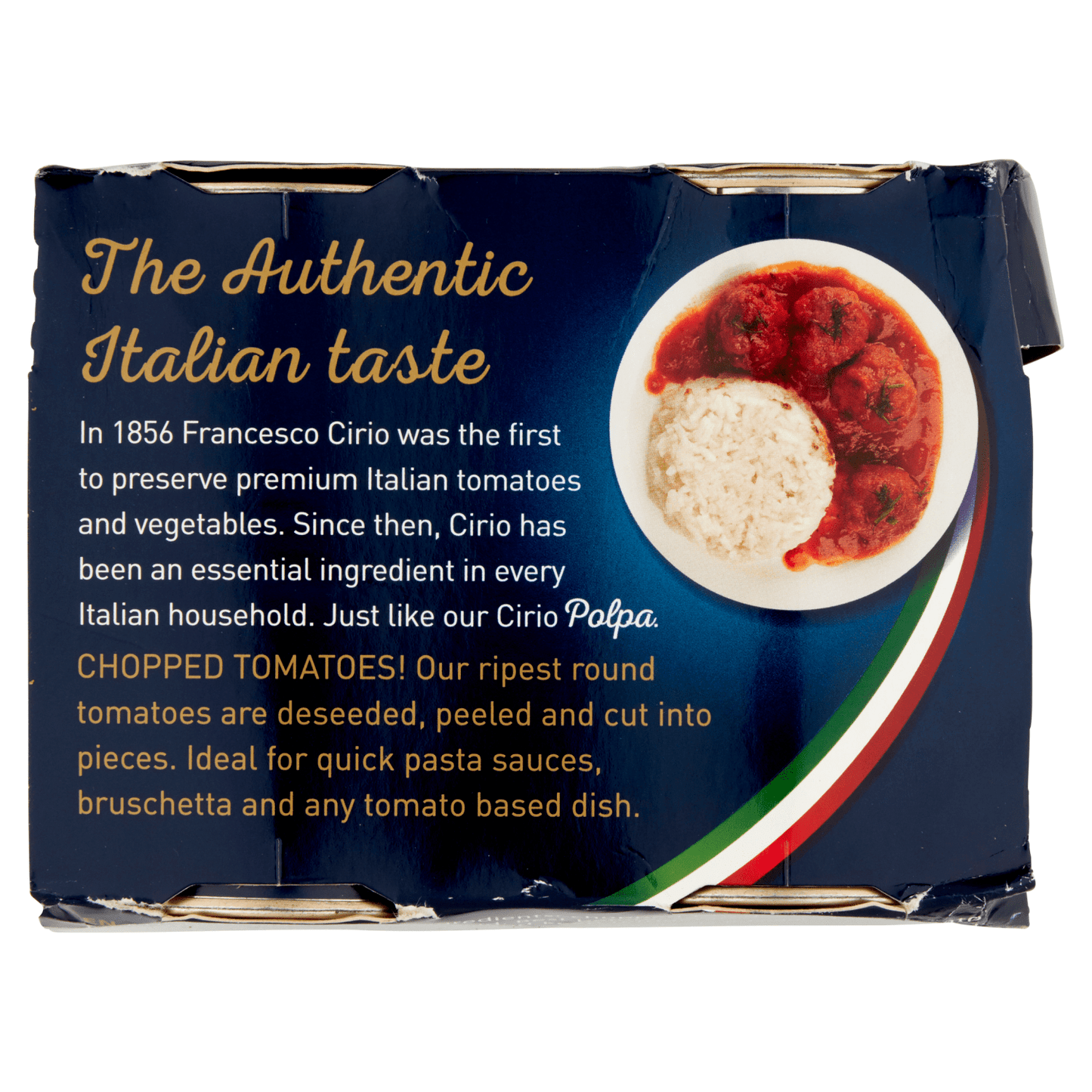 Cirio Chopped Tomatoes Polpa 4 x 400g (1600g) - UK Food & Drink - 8000320995606