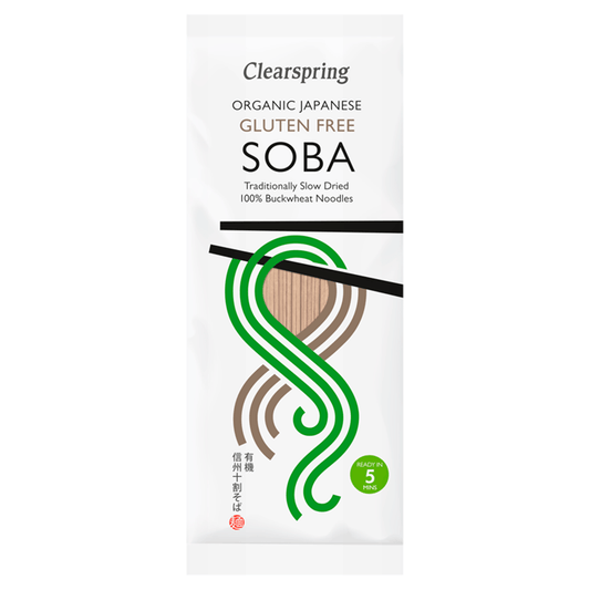Clearspring Organic Japanese 100% Buckwheat Soba Noodles 200g - UK Food & Drink - 5021554987949