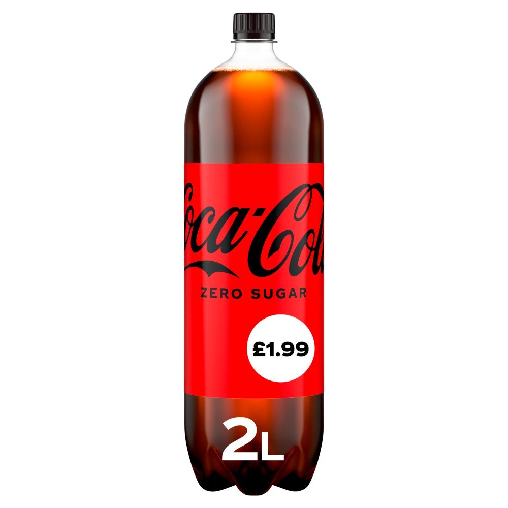 Coca Cola Zero Pm 1.99 2Ltr - UK Food & Drink - 5000112669657