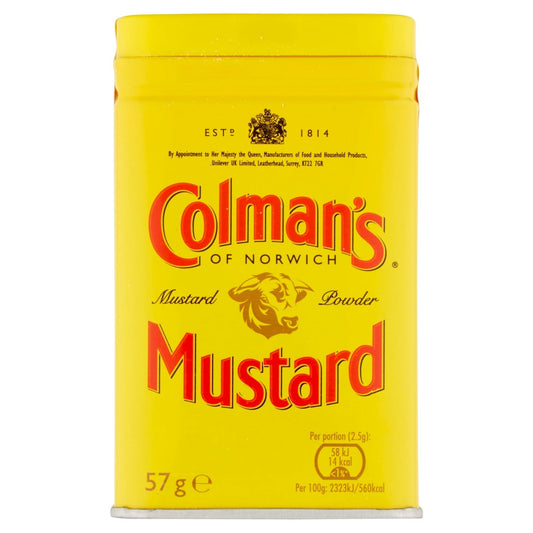Colman's Mustard Powder 57g - UK Food & Drink - 667803000707