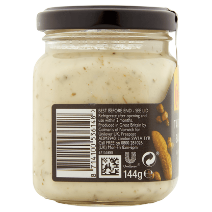 Colman's Sauce Tartare 144 g - UK Food & Drink - 8714100536148