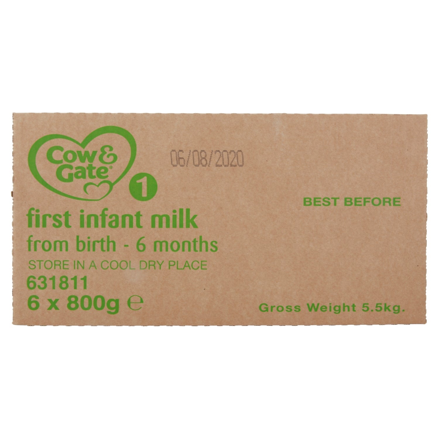 Cow & Gate 1 First Baby Milk Formula From Birth 800g - UK Food & Drink - 5051594006874