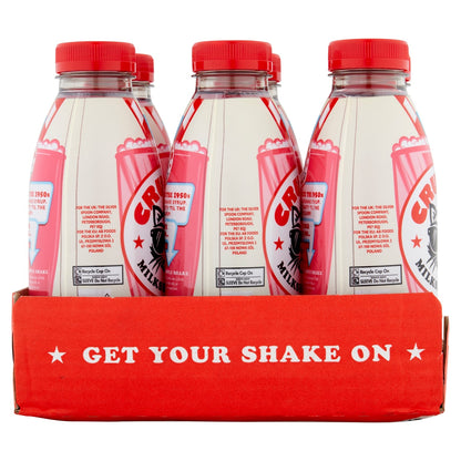 Crusha Strawberry Flavour Milkshake Mix 500ml - UK Food & Drink - 5010067313338