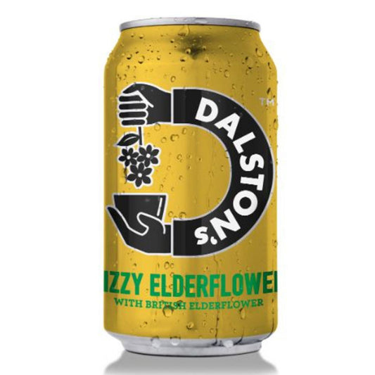 Dalston's Real Pressed Elderflower & Sparkling Water 330ml - UK Food & Drink - 5060494810160