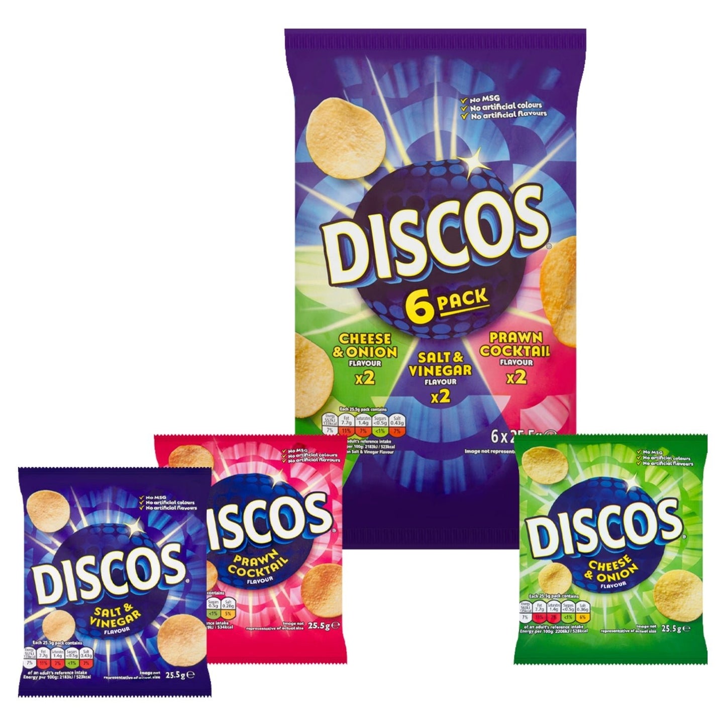Discos 6 x 25.5g - UK Food & Drink - 5000237128138
