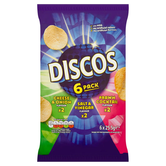 Discos 6 x 25.5g - UK Food & Drink - 5000237128138