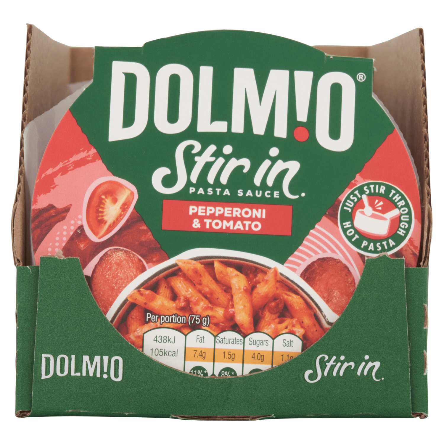 Dolmio Stir in Pasta Sauce Pepperoni & Tomato 150g - UK Food & Drink - 5010034595002