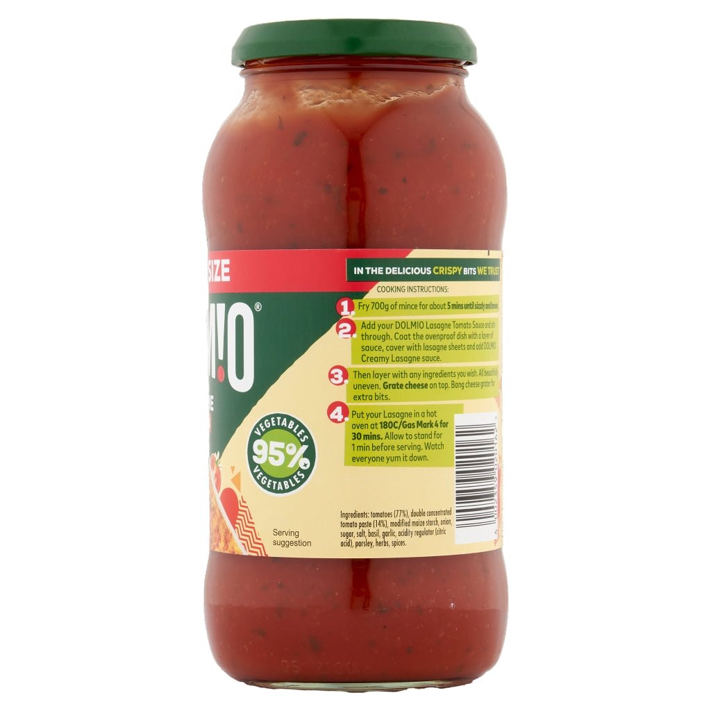 Dolmio Tomato Sauce for Lasagne 675g - UK Food & Drink - 4002359020162