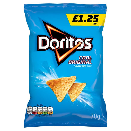 Doritos Cool Original Pm 1.25 70G - UK Food & Drink - 5000328017310