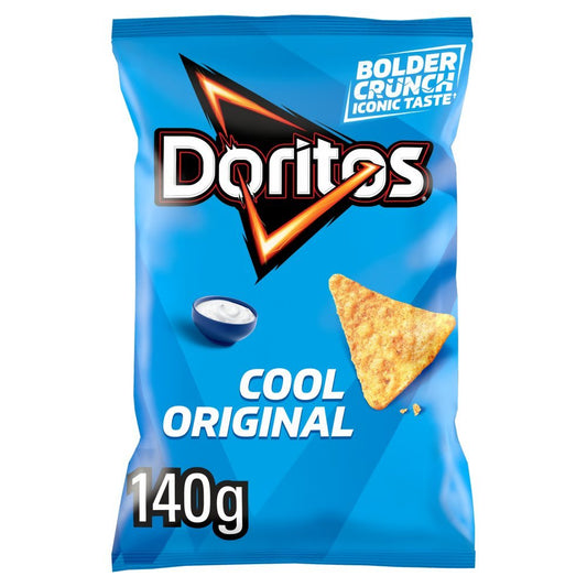 Doritos Cool Original Tortilla Chips Sharing Bag Crisps 140g - UK Food & Drink - 5000328025827