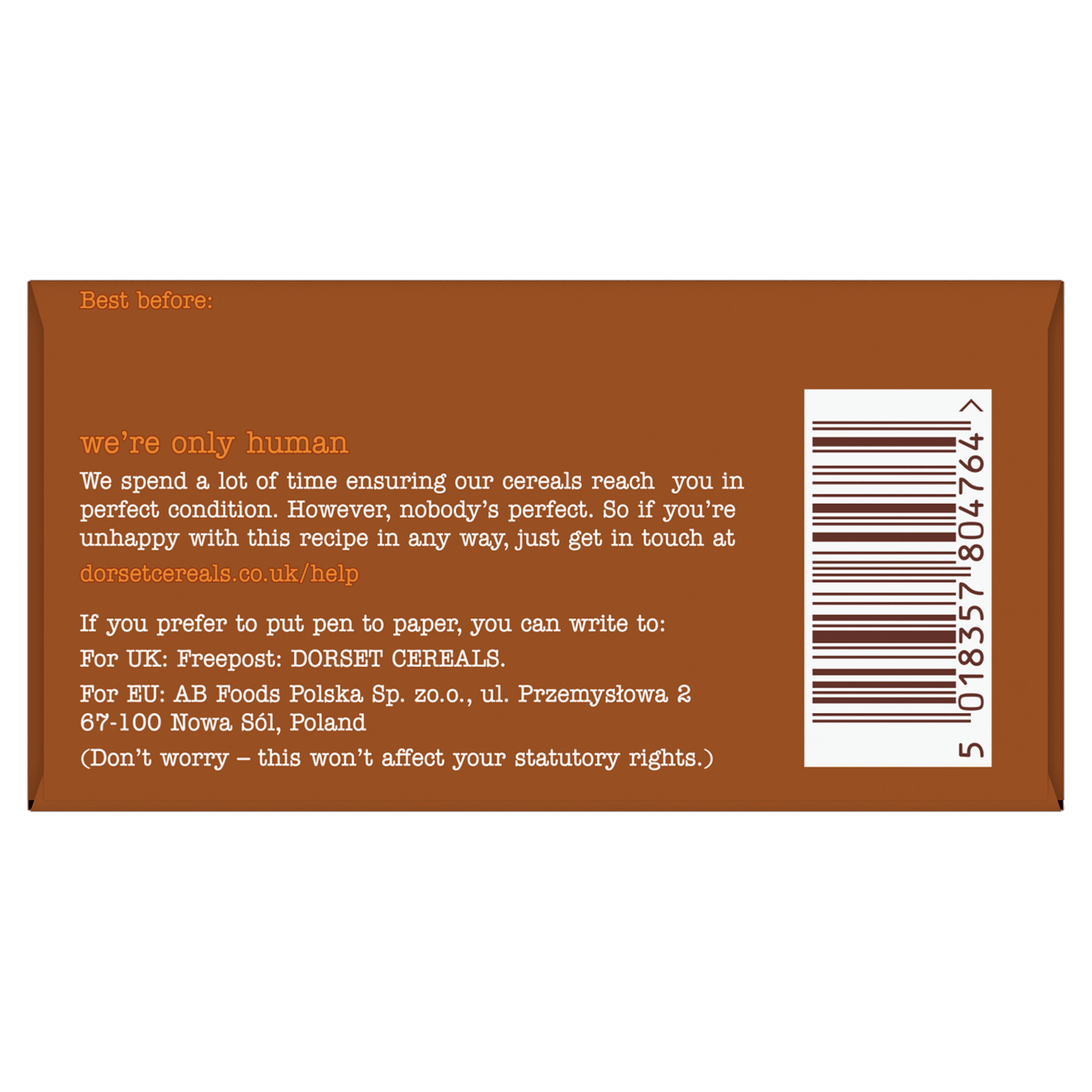 Dorset Cereals Nutty Granola 450g - UK Food & Drink - 5018357804764