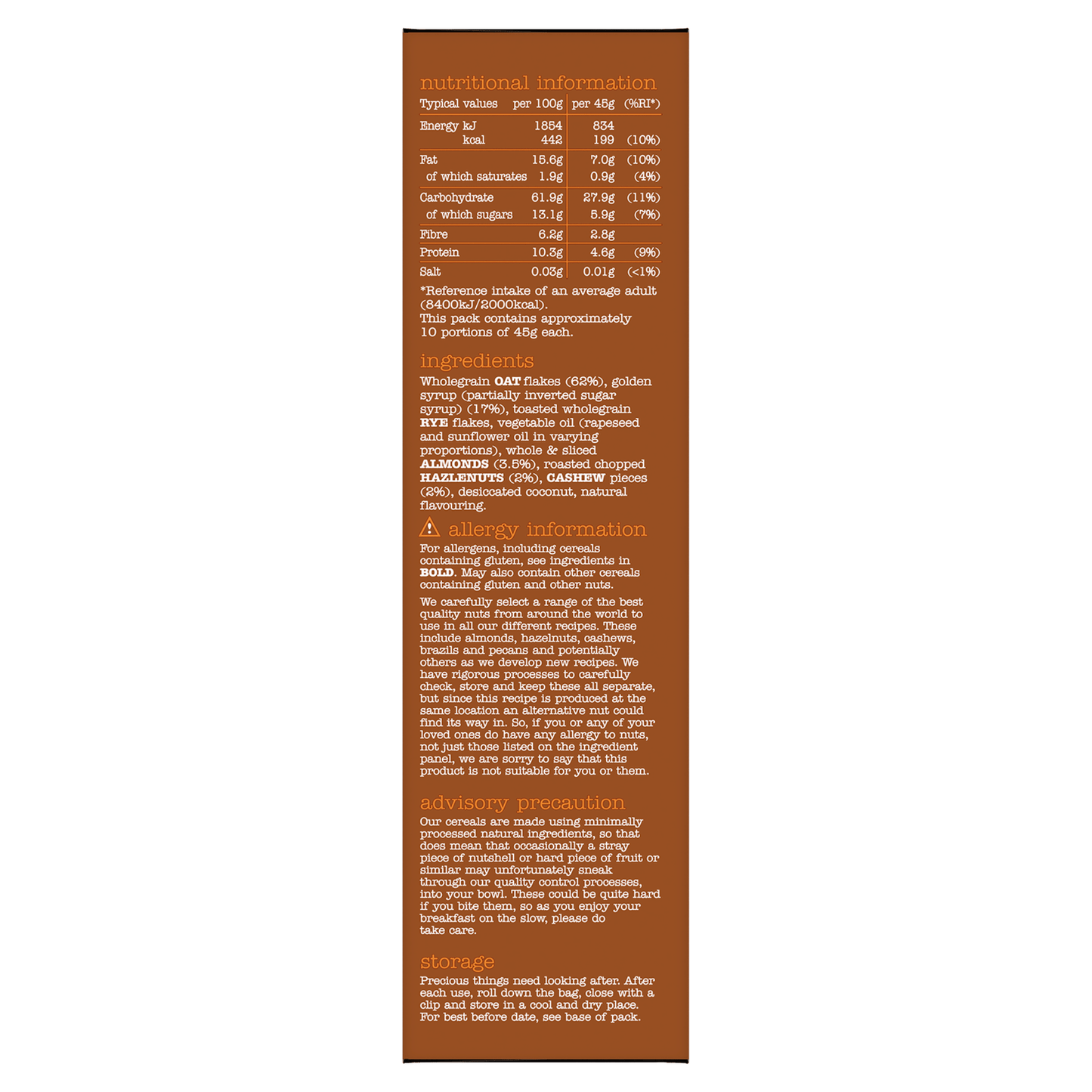 Dorset Cereals Nutty Granola 450g - UK Food & Drink - 5018357804764