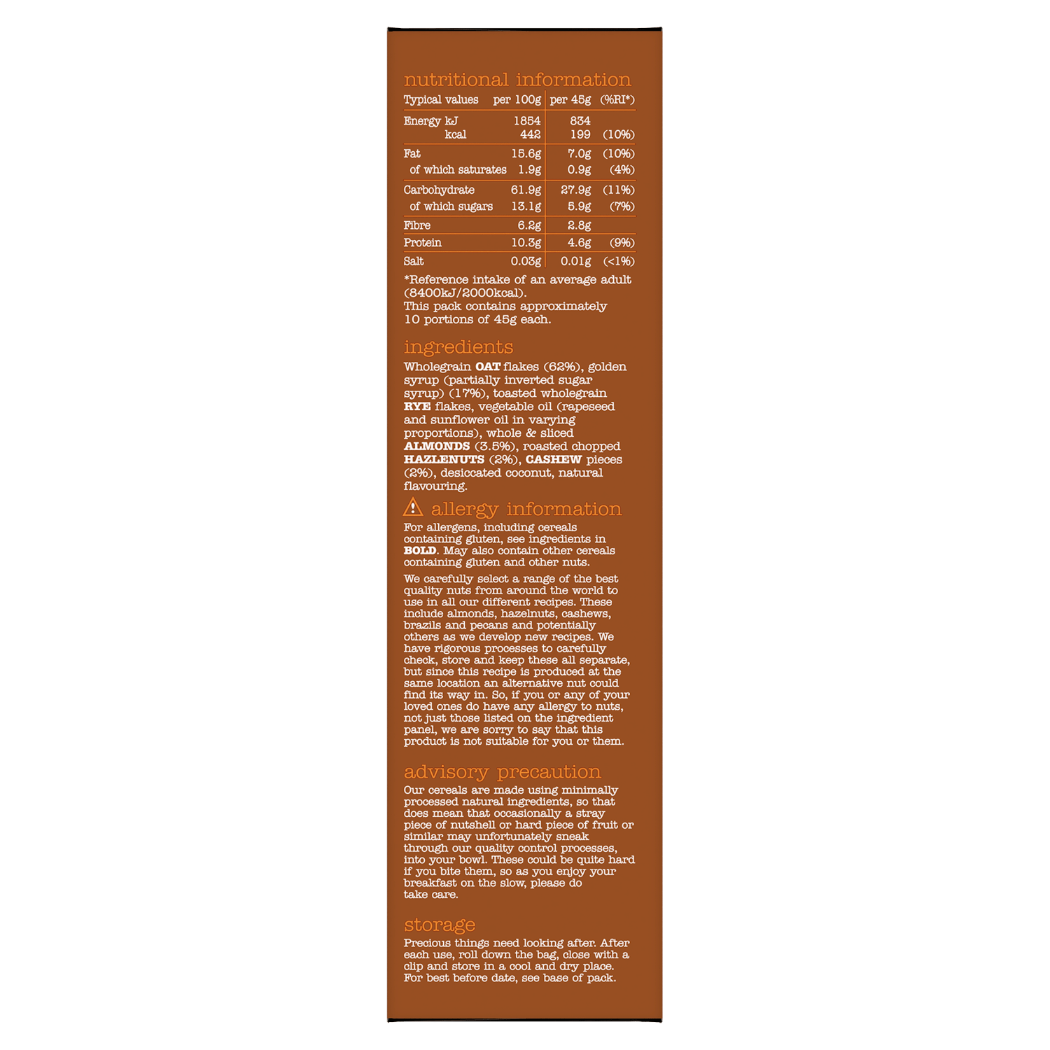 Dorset Cereals Nutty Granola 450g - UK Food & Drink - 5018357804764
