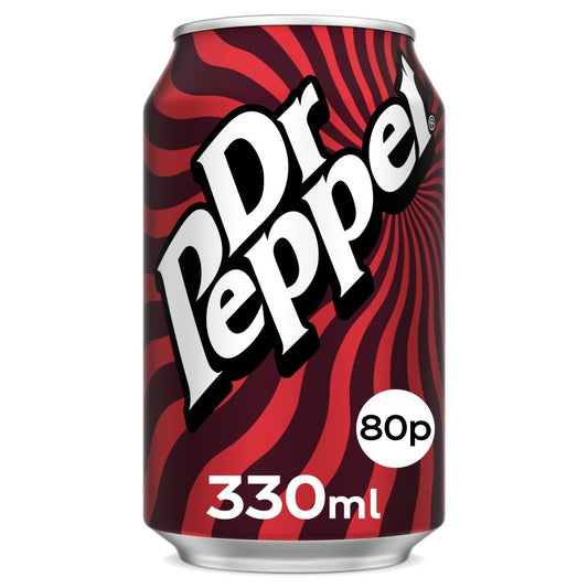 Dr Pepper Can Pm 80P 330Ml - UK Food & Drink - 5000112673876