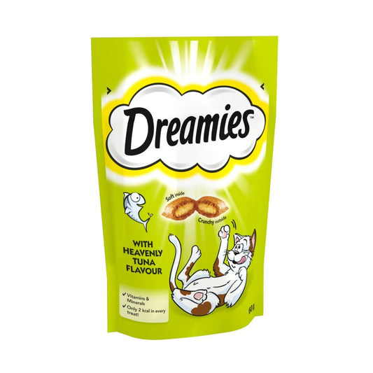 Dreamies Cat Treat Biscuits with Tuna Flavour 60g - UK Food & Drink - 5998749122228