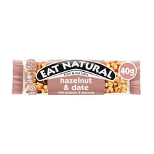 Eat Natural Hazelnut & Date with Peanuts & Almonds Fruit & Nut Bars 40g - UK Food & Drink - 8000500416884