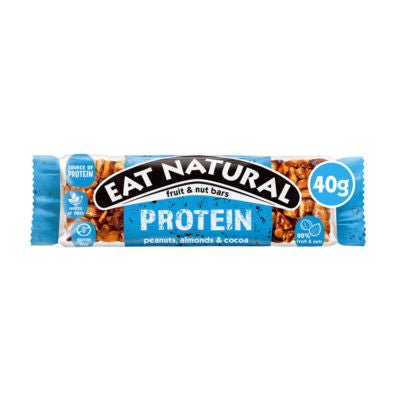 Eat Natural Protein Peanuts, Almonds & Cocoa Fruit & Nut Bars 40g - UK Food & Drink - 8000500416877