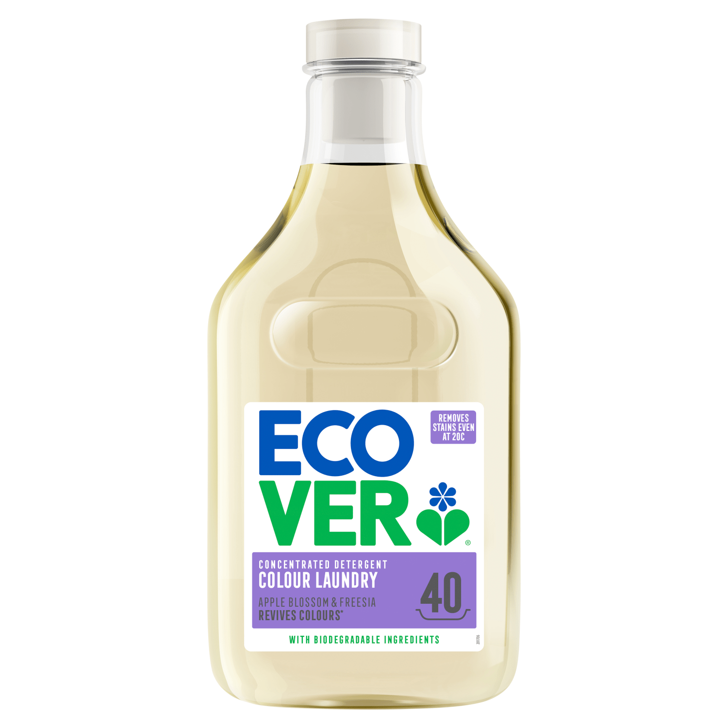 Ecover Apple Blossom & Freesia Concentrated Detergent Colour Laundry 1.43L - UK Food & Drink - 5412533424706