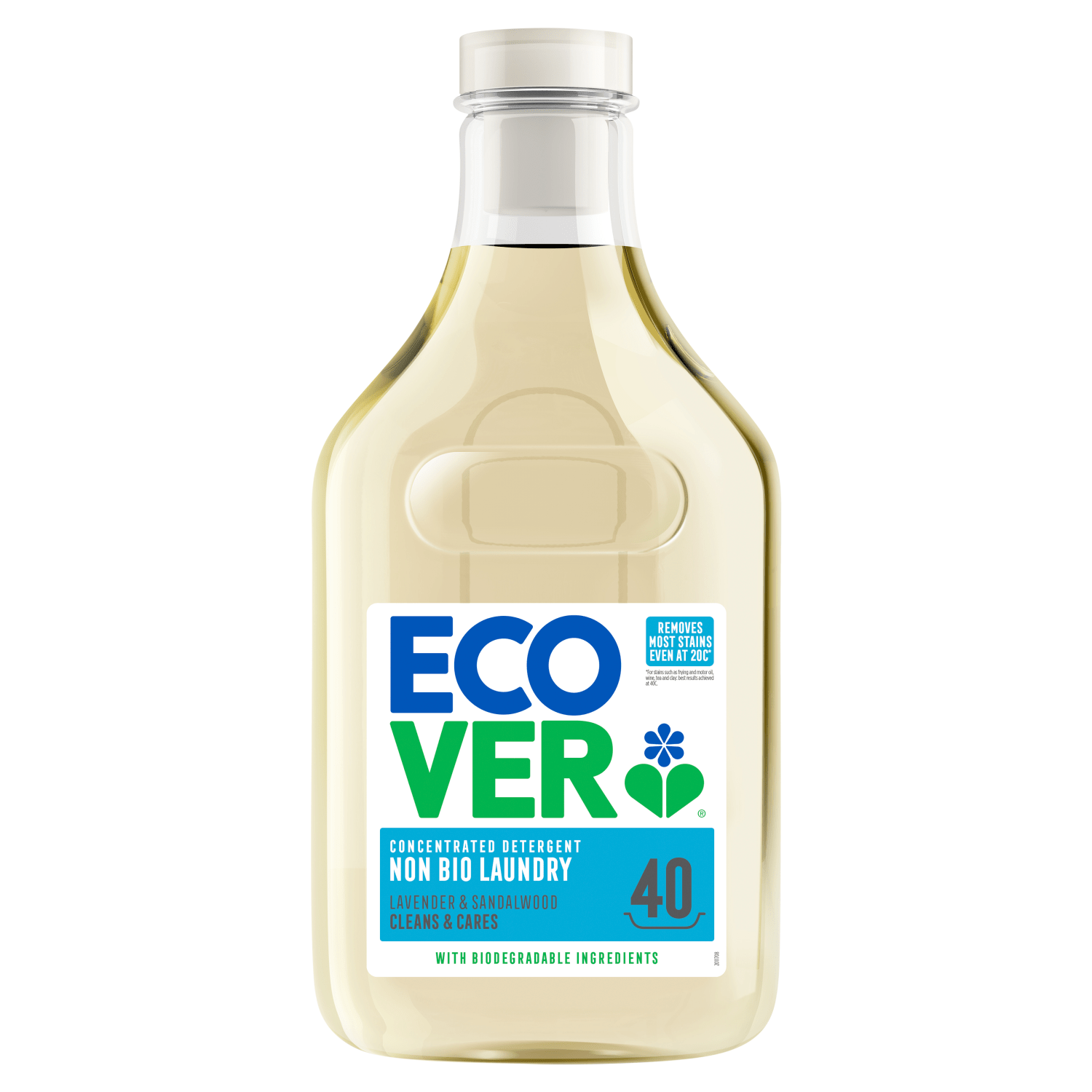 Ecover Lavender & Sandalwood Non Bio Laundry Concentrated Detergent 1.43L - UK Food & Drink - 5412533424768