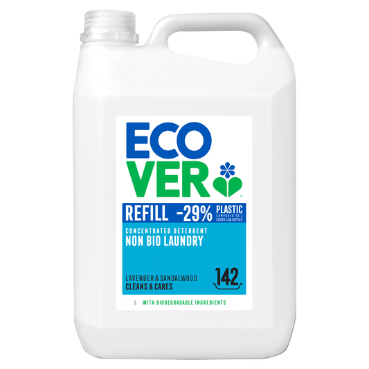 Ecover Lavender & Sandalwood Non Bio Laundry Concentrated Detergent 5L - UK Food & Drink - 5412533413038