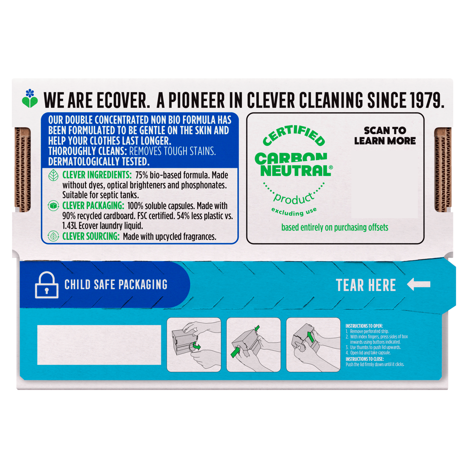 Ecover Non Bio Laundry Capsules 18 x 17g - UK Food & Drink - 5412533425383