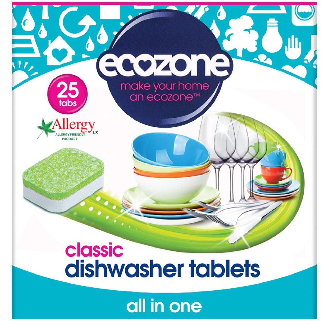 Ecozone Classic Dishwasher Tablets - UK Food & Drink - 5060101530665