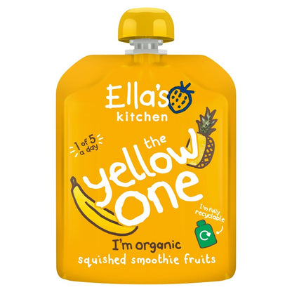 Ella's Kitchen The Yellow One Squished Smoothie Fruits 90g - UK Food & Drink - 5060107330030