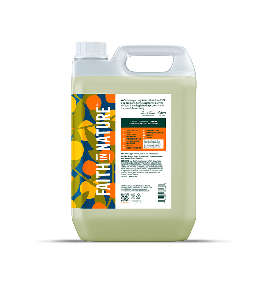 Faith in Nature Grapefruit & Orange Hand Wash - UK Food & Drink - 708002901690