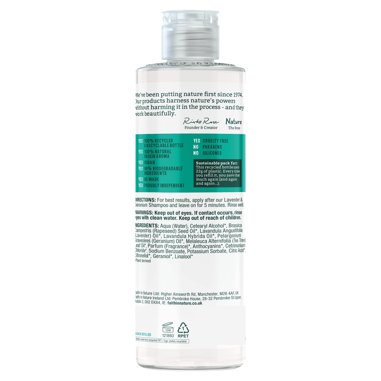 Faith in Nature Lavender & Geranium Conditioner - UK Food & Drink - 708002400421