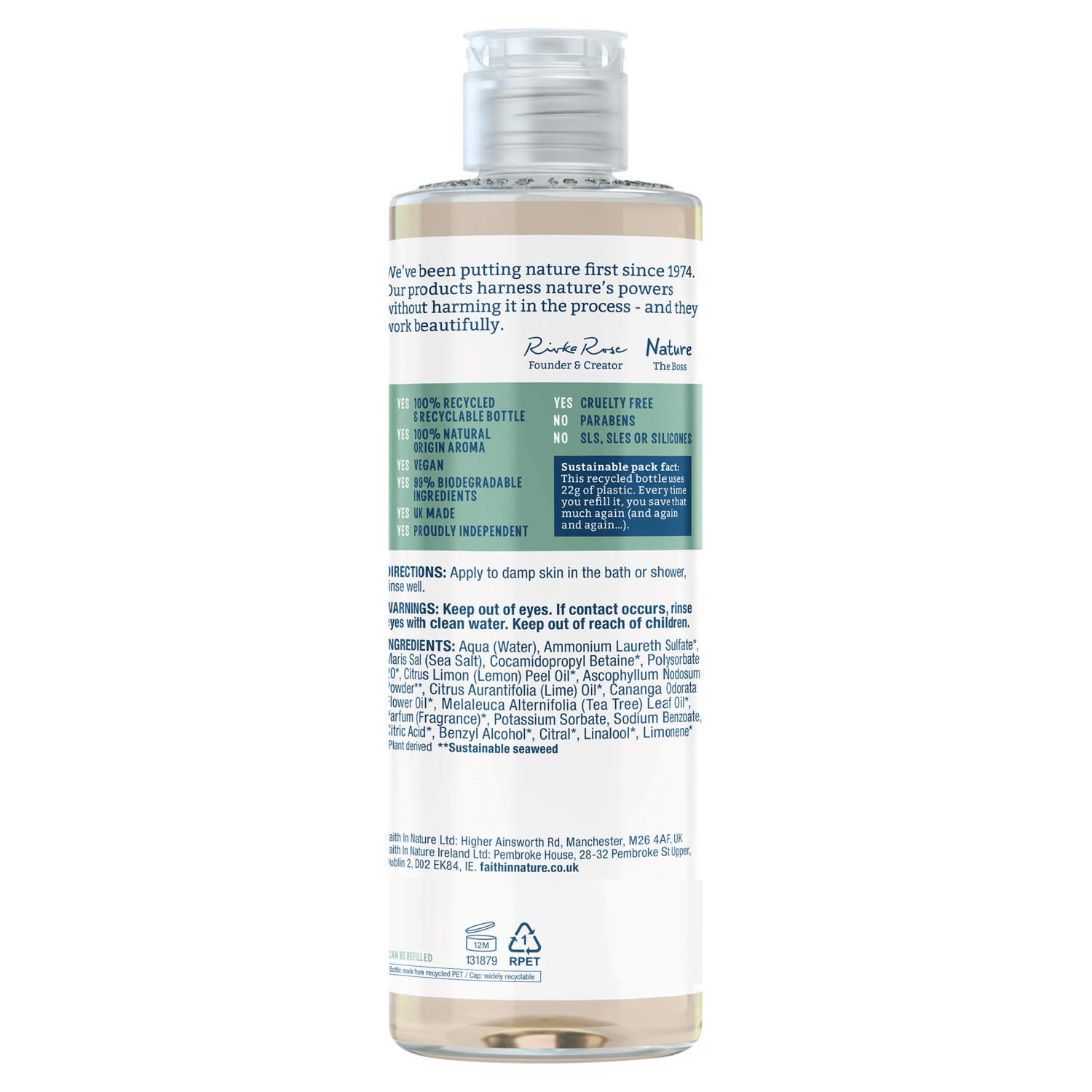 Faith in Nature Seaweed & Citrus Body Wash - UK Food & Drink - 708002400230