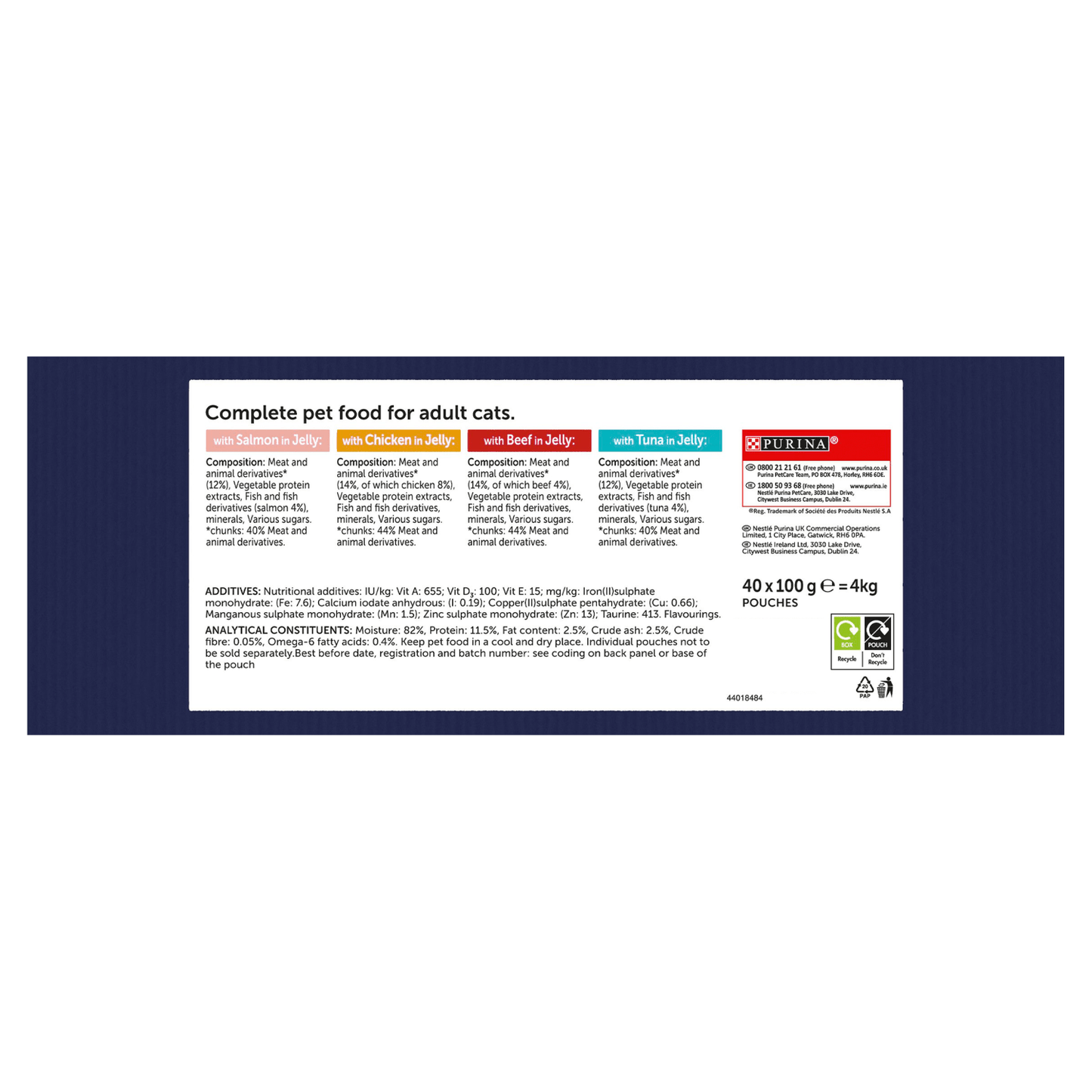 Felix As Good As It Looks Adult Cat Food Mixed Selection in Jelly 40 x 100g - UK Food & Drink - 7613036016223