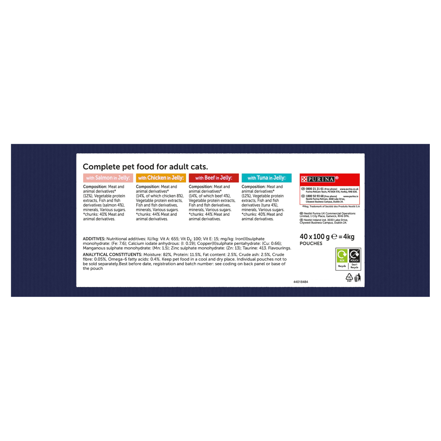 Felix As Good As It Looks Adult Cat Food Mixed Selection in Jelly 40 x 100g - UK Food & Drink - 7613036016223