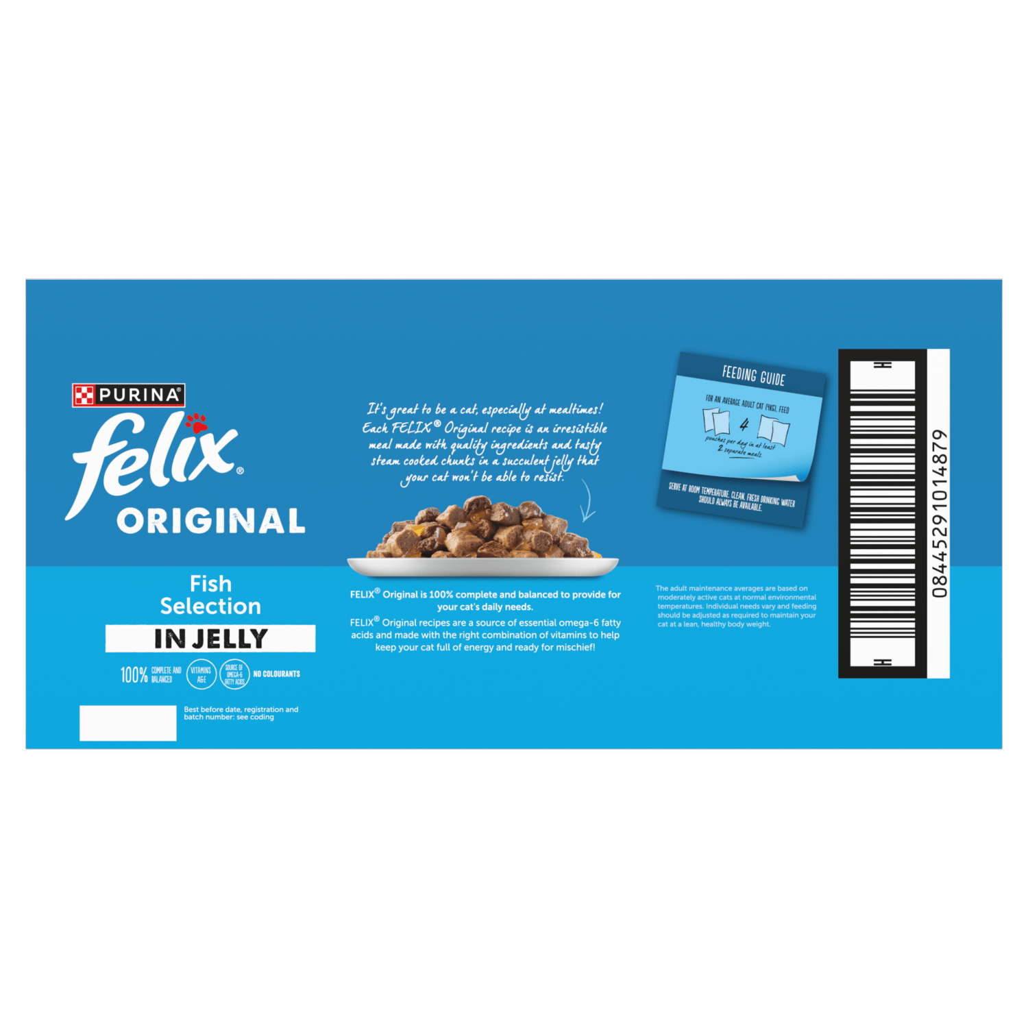 Felix Original Fish Selection in Jelly 40 x 85g (3.4kg) - UK Food & Drink - 8445291014879