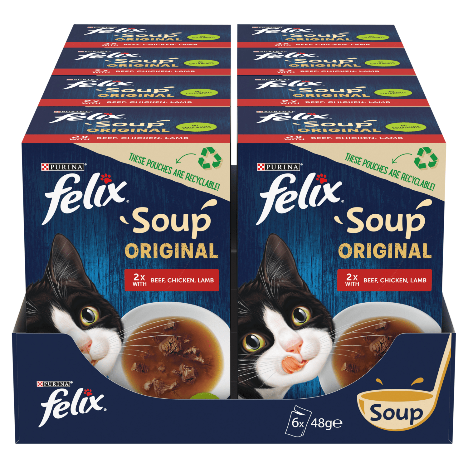 Felix Soup Original 6 x 48g (288g) - UK Food & Drink - 7613036629751