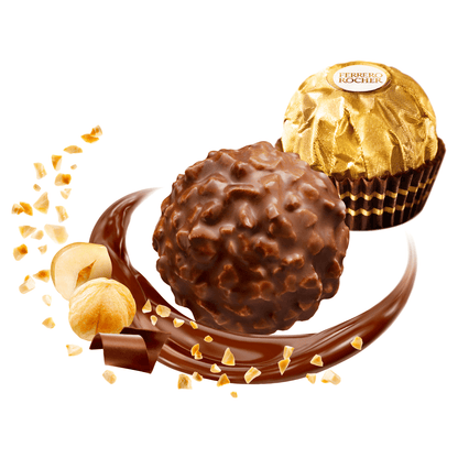 Ferrero Rocher Chocolate Pralines Gift Box of Chocolate 16 Pieces (200g) - UK Food & Drink - 8000500003787