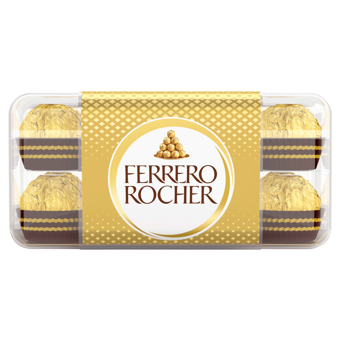 Ferrero Rocher Chocolate Pralines Gift Box of Chocolate 16 Pieces (200g) - UK Food & Drink - 8000500003787