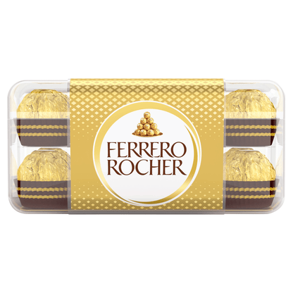 Ferrero Rocher Chocolate Pralines Gift Box of Chocolate 16 Pieces (200g) - UK Food & Drink - 8000500003787