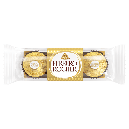 Ferrero Rocher Chocolate Pralines Treat Pack 3 Pieces (37.5g) - UK Food & Drink - 80050278