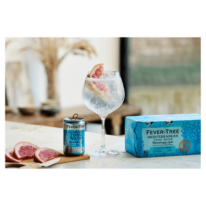 Fever - Tree Mediterranean Tonic Water 8 x 150ml - UK Food & Drink - 5060108452137