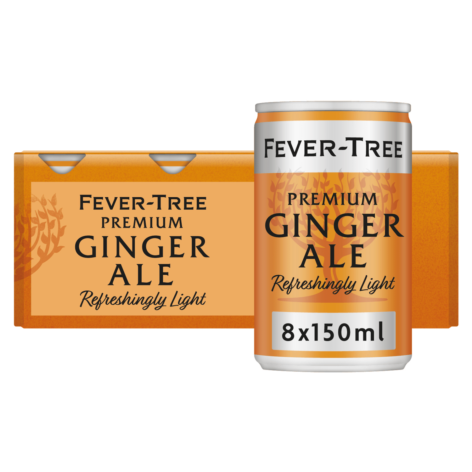 Fever - Tree Premium Ginger Ale 8 x 150ml - UK Food & Drink - 5060605060019
