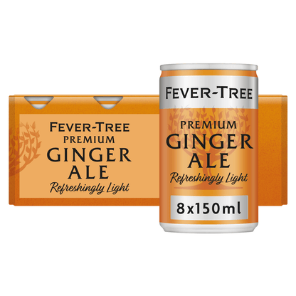 Fever - Tree Premium Ginger Ale 8 x 150ml - UK Food & Drink - 5060605060019
