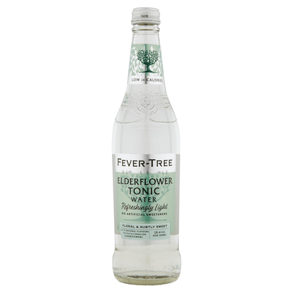 Fever - Tree Refreshingly Light Elderflower Tonic Water 500ml - UK Food & Drink - 5060108451673