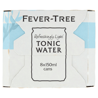 Fever - Tree Refreshingly Light Tonic Water 8 x 150ml - UK Food & Drink - 5060108450966