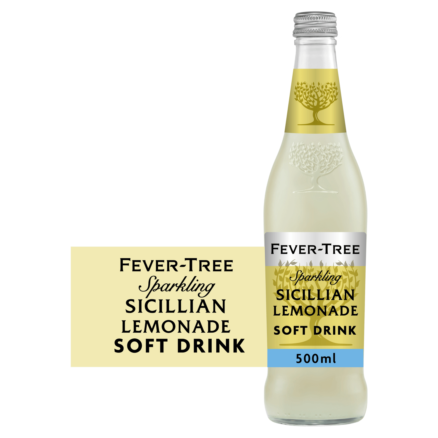 Fever - Tree Sicilian Lemonade Refreshing Light 500ml - UK Food & Drink - 5060108451659