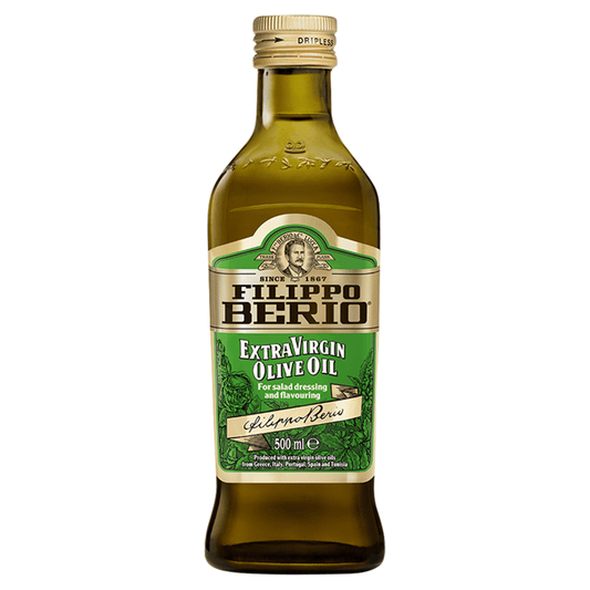 Filippo Berio Extra Virgin Olive Oil 500ml - UK Food & Drink - 8002210500204