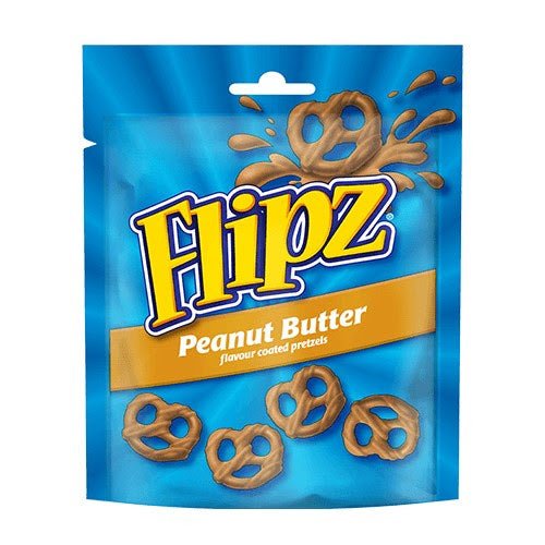 Flipz Pouches Peanut Butter Pretzels 90G - UK Food & Drink - 5000168023359