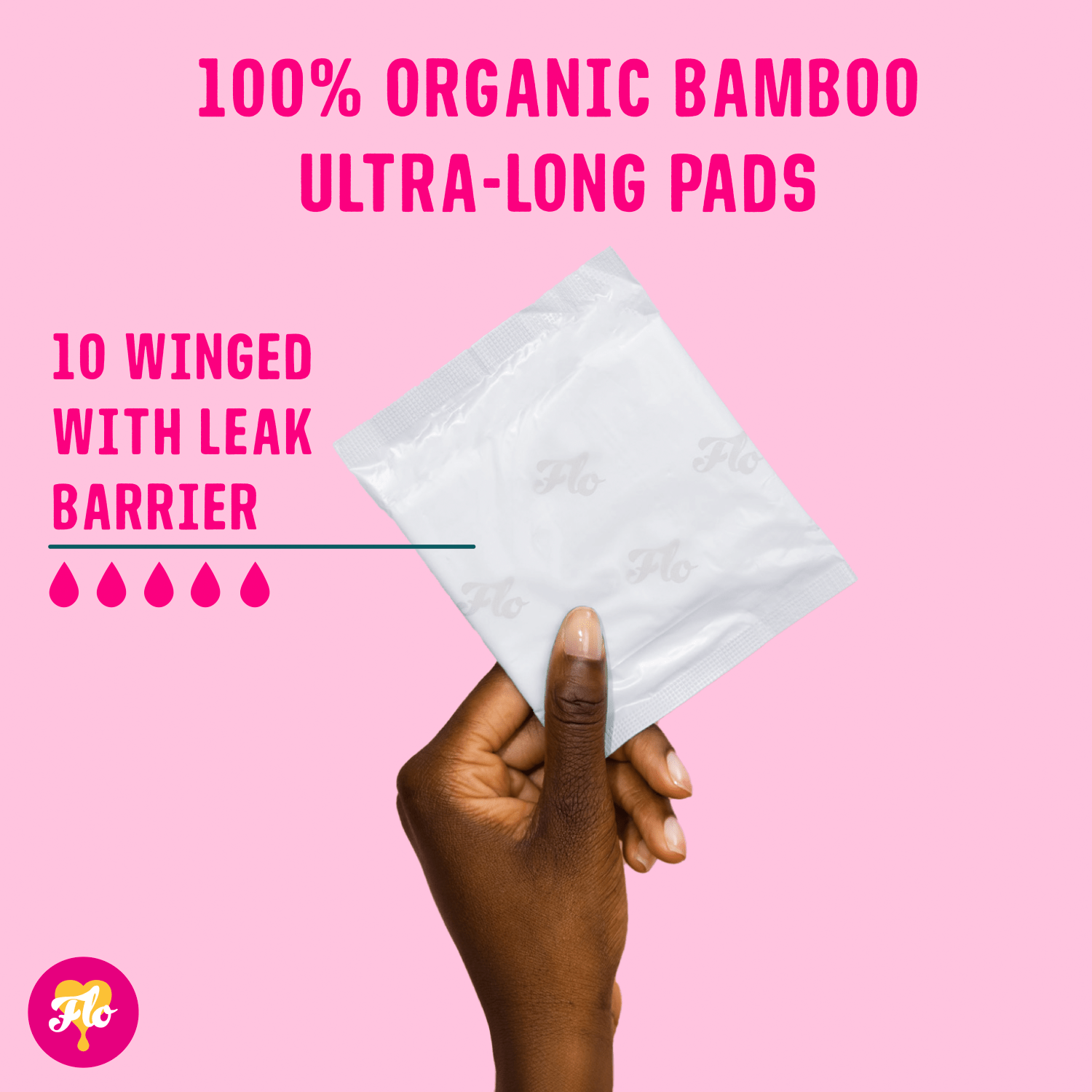 Flo 10 Bamboo Ultra - Long Pads - UK Food & Drink - 5060630100667