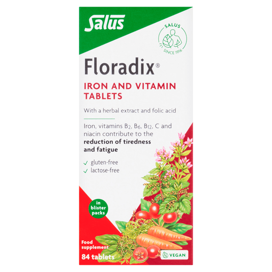 Floradix Iron and Vitamin 84 Tablets 43g - UK Food & Drink - 4004148350030