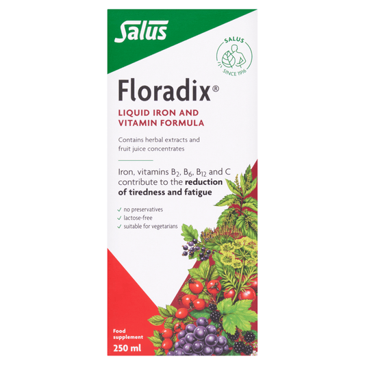 Floradix Liquid Iron and Vitamin Formula 250ml - UK Food & Drink - 4004148057076